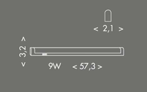 TL2001-CCT/9W Kuchyňské svít. LED 9W, 1080lm, CCT 3000/4000/6500K, bílá, 57cm 4