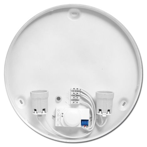 W141-BI svítidlo nástěnné stropní max 2x60W E27 IP44 HF360 senz. 3