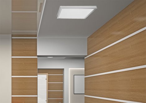 LED-GPL44-RAM/BI Alu rám ke svítidlu, bílý 60x60 cm 2