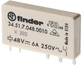 345170245010 Relé úzké, DIN/PS, 1P/6A, 24V DC, Au