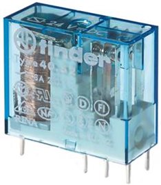 405270240000 Relé, DIN/PS, 2P/8A, 24V DC, 5 mm, 500 mW
