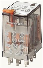 553381100010 Relé prům.min., DIN, 3P/10A, 110V AC, MA
