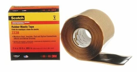 Scotch® 2228 Pryžová mastixová páska, 50,8mm x 3m, 1,65mm