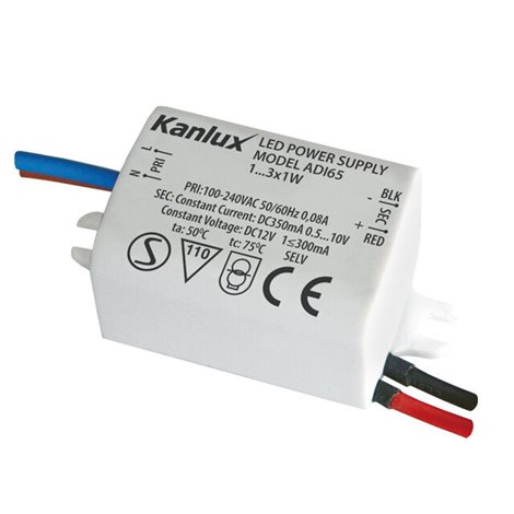 ADI 350 1-3W  Elektronický transformátor pro napájení LED svítidel 1