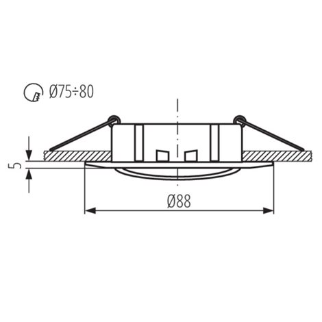 LUTO CTX-DT02B-C - Podhledové bodové svítidlo 3