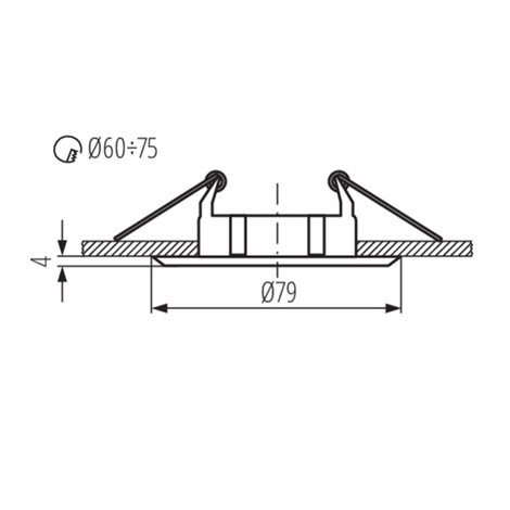 VIDI CTC-5514-B Podhledové bodové svítidlo 3