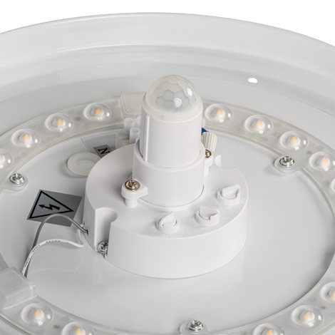 FOGLER E 24W-NW stropní svít. 24W, 1800lm, 4000K, IP20, PIR senzor, kulaté 3