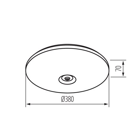 FOGLER E 24W-NW stropní svít. 24W, 1800lm, 4000K, IP20, PIR senzor, kulaté 11