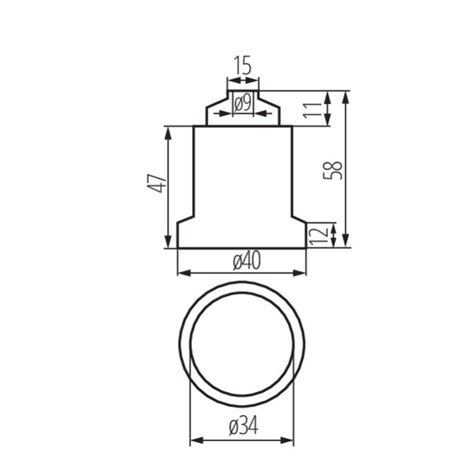 HLDR-E27D (CP800D-E27) - Keramická objímka 2