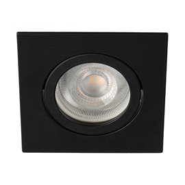 DALLA DTL-B vestavné svít. max.10W, bez zdroje Gx5,3/GU10, 12V/ 240V, IP20, hranaté, černé