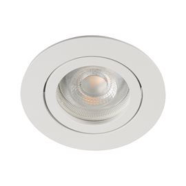 DALLA DTO-W vestavné svít. max.10W, bez zdroje Gx5,3/GU10, 12V/ 240V, IP20, kulaté, bílé