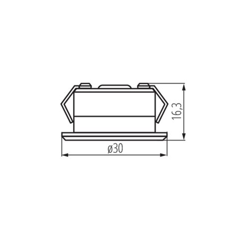 IMBER LED NW Vestavné svítidlo LED 1W IP65 4