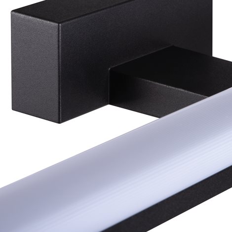 ASTEN nástěnné koupelnové svít. LED 12W, 910lm, 4000K, IP44, 60cm, černá 4