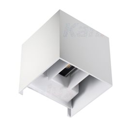 REKA LED EL 7W-L-W Nástěnné svít. LED 7W, 500m, 4000K, IP54, hranaté, bílé