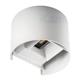 REKA LED EL 7W-O-W Nástěnné svít. LED 7W, 510m, 4000K, IP54, kulaté, bílé