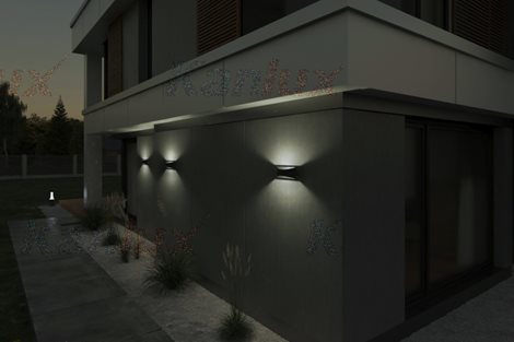 BISO LED EL 8W-GR   Nástěnné svítidlo LED 6