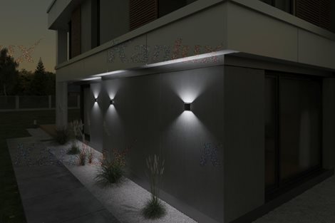 GARTO LED EL 8W-GR Nástěnné svítidlo LED 8