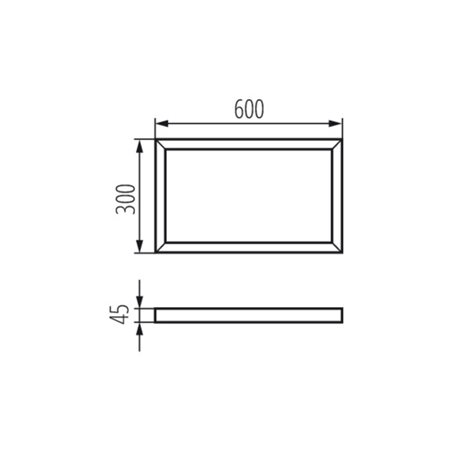 ADTR 3060 W Rámeček pro LED panel 2