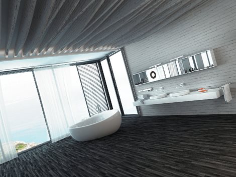 ASTIM nástěnné LED 8W, 690lm, 4000K, IP44, š400mm, bílá 3