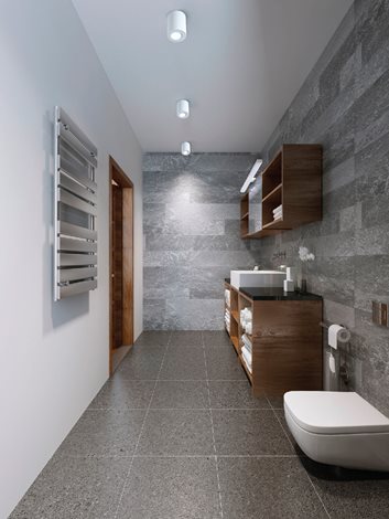 ASTIM nástěnné LED 12W, 1070lm, 4000K, IP44, š600mm, bílá 4