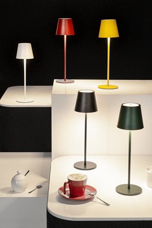 INITA LED B Stolní lampa, max.165lm, 3000K, IP54, bez 5V DC zdroje, černá 4
