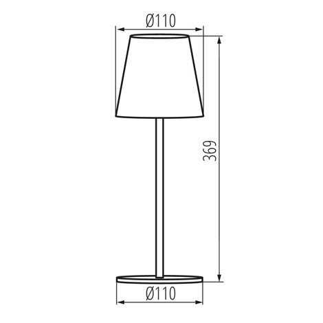INITA LED B Stolní lampa, max.165lm, 3000K, IP54, bez 5V DC zdroje, černá 10