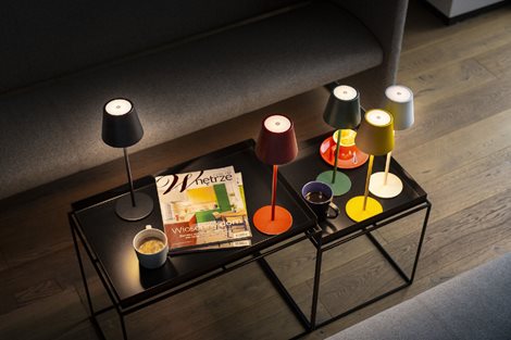 INITA LED Y Stolní lampa, max.165lm, 3000K, IP54, bez 5V DC zdroje, žlutá 5