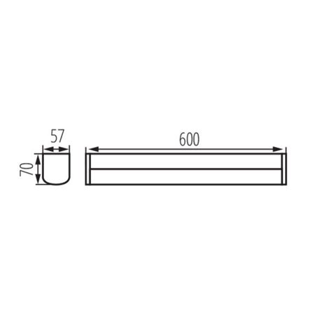 AKVO IP44 15W-NW-B Svítidlo LED 2