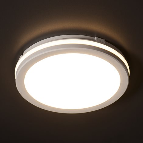 BENO ECO stropní LED 12W, 1300lm(NW), CCT 3000/4000/6500K, IP65, bílá 11