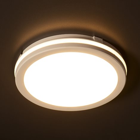 BENO ECO stropní LED 20W, 2000lm(NW), CCT 3000/4000/6500K, IP65, bílá 13