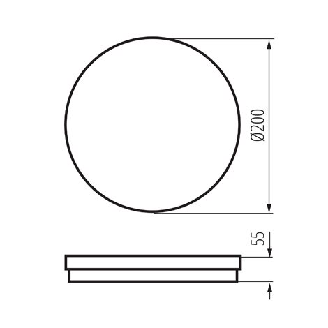 BENO ECO stropní LED 20W, 1600lm(NW), CCT 3000/4000/6500K, IP65, černá 5
