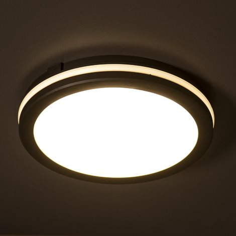 BENO ECO stropní LED 40W, 4050lm(NW), CCT 3000/4000/6500K, IP65, černá 12