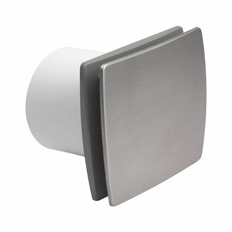 CYKLON EOL F100 B - SF - Stříbrný ventilátor s čelním panelem