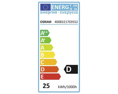Osram 66725 OVEN 25W 230V G9 FS1 Halogenová žárovka do pečících trub 25W 3