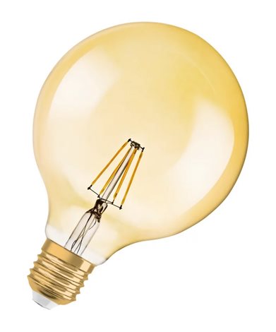 OSRAM 1906 LED GLOBE 7,5W/825 230V FILGD E27 FS1 1