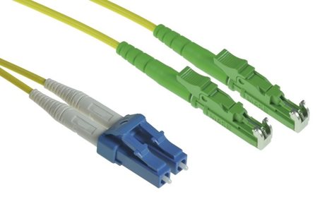 PO9DE2ALC5 Patch cord E2000/APC-LC/PC, Duplex, 09/125, 2x1,8mm, 5m