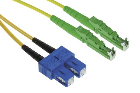 PO9DE2ASC3 Patch cord E2000/APC-SC/PC, Duplex, 09/125, 2x1,8mm, 3m