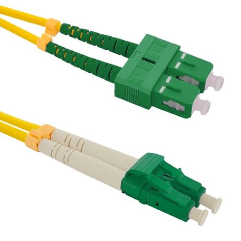 PO9DLCASCA3 Patch cord LC/APC-SC/APC, Duplex, 9/125, 3m