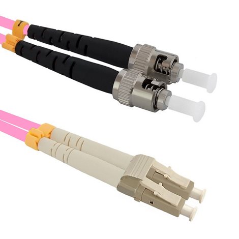 PO5DLCST2OM4 Patch cord LC/UPC-ST/PC Duplex 50/125 2m, OM4