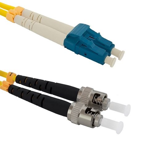 PO9DLCST1 Patch cord LC/UPC-ST/PC Duplex 9/125 1m