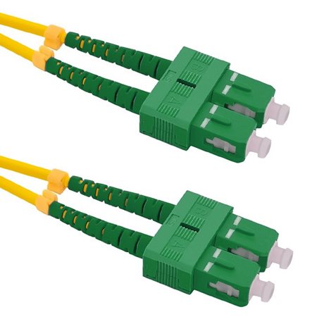 PO9DSCASCA3 Patch cord SC/APC-SC/APC Duplex 9/125 3m
