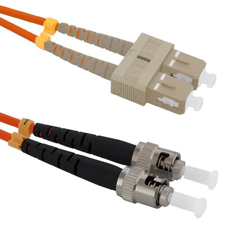 PO5DSTSC1 Patch cord ST/PC-SC/UPC Duplex 50/125 1m