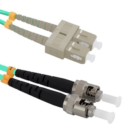 PO5DSTSC2OM3 Patch cord ST/PC-SC/UPC Duplex 50/125 2m, OM3