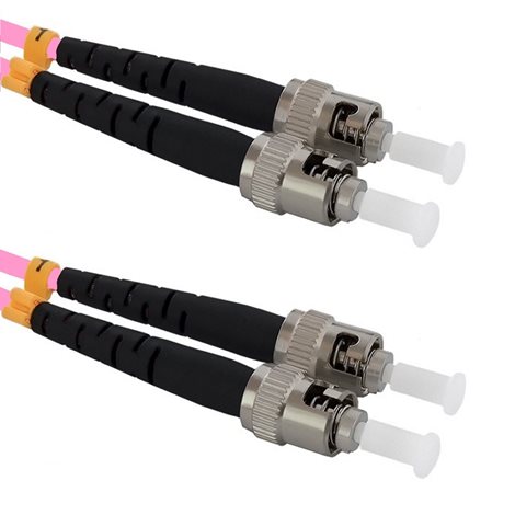 PO5DSTST10OM4 Patch cord ST/PC-ST/PC Duplex 50/125 10m, OM4