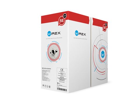 WIC-5-FU-LD-30-VI WIREX Instalační kabel CAT5E F/UTP LSOH / DCA 305m box fialový