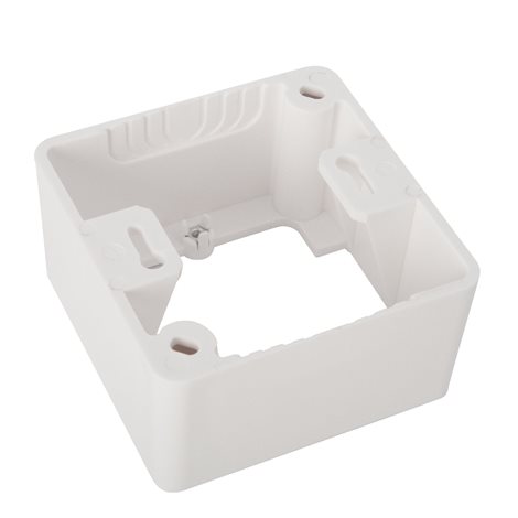 WO-M-BO-WH WIREX Zásuvkový box 80x80mm na omítku