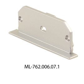 ML-762.006.07.1 Koncovka s otvorem pro AH, stříbrná barva, 1ks