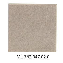 ML-762.047.02.0 Koncovka pro RD bez otvoru, stříbrná barva, 1 ks
