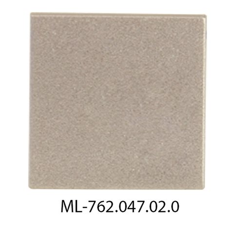 ML-762.047.02.0 Koncovka pro RD bez otvoru, stříbrná barva, 1 ks