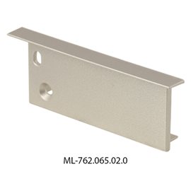 ML-762.065.02.0 Koncovka bez otvoru pro AT, levá, stříbrná barva, 1ks